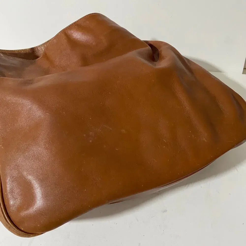 Gucci Vintage Hobo Hand Bag Purse Bamboo Brown Tan Calf leather Diana Tote - Picture 5 of 16